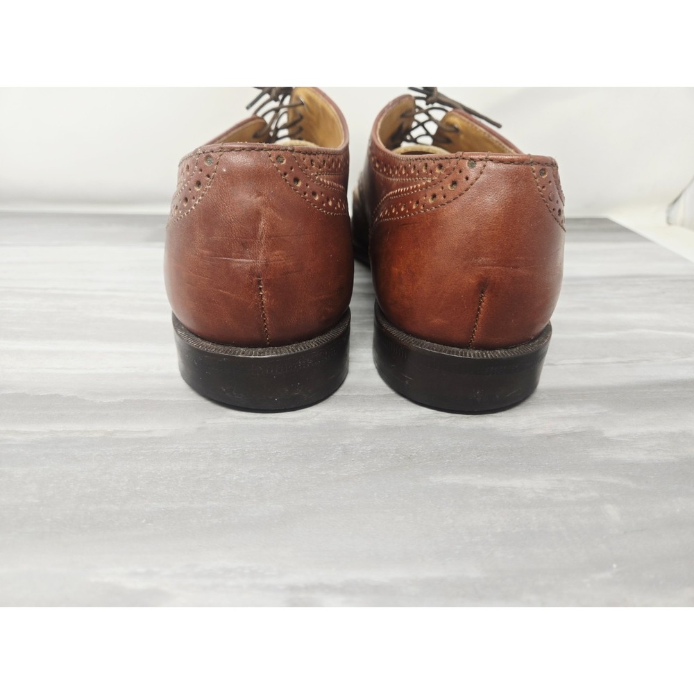 Vintage Cole Haan Wingtip Oxford Spectator Flex Comfort 2 Tone Dress Shoes 8.5 D - Picture 8 of 11